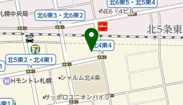 BigShine88 北5条 トイレの地図画像