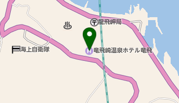 ホテル竜飛 トイレの地図画像