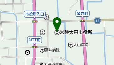 常陸太田市役所 トイレの地図画像