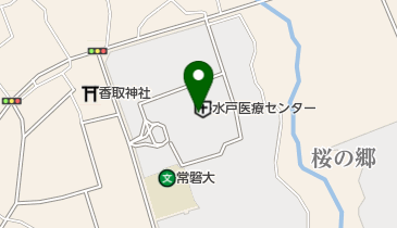 独立行政法人国立病院機構 水戸医療センター トイレの地図画像