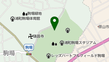 駒場運動公園競技場 トイレの地図画像