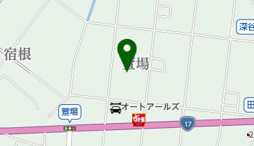 深谷西コミュニティセンター トイレの地図画像