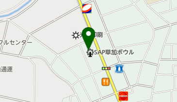 かいおうSAP草加店 トイレの地図画像