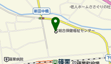 篠栗町総合保健福祉センター トイレの地図画像
