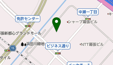 富士通 幕張ビル トイレの地図画像