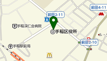 スガイボウル手稲前田 トイレの地図画像