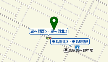 恵み野会館 トイレの地図画像