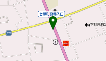 七飯町福祉センター トイレの地図画像
