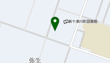 新十津川町学校給食センター トイレの地図画像