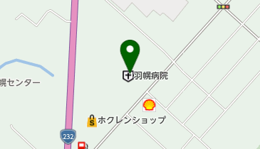北海道立羽幌病院 トイレの地図画像