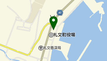 礼文空港 トイレの地図画像