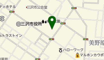 三沢市立図書館 トイレの地図画像