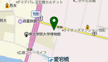 仙台市荒町市民センター トイレの地図画像