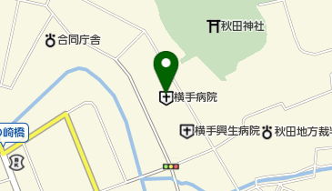 市立横手病院 トイレの地図画像