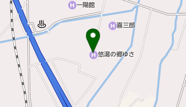 悠湯の郷 ゆさ トイレの地図画像