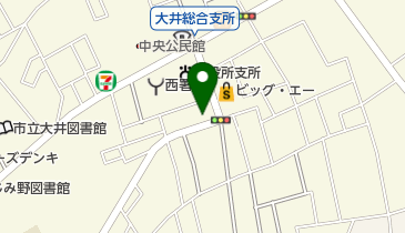 ふじみ野市立大井総合福祉センタ- トイレの地図画像