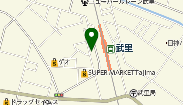 武里スポーツ館 トイレの地図画像