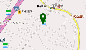 港区立青南いきいきプラザ トイレの地図画像