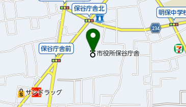 西東京市役所 トイレの地図画像