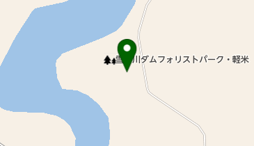 雪谷川ダムフォリストパーク トイレの地図画像