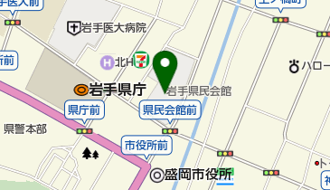 岩手県民会館 トイレの地図画像