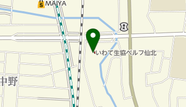 いわて生協ベルフ仙北 トイレの地図画像