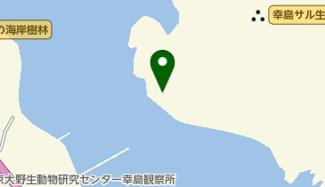 幸島 トイレの地図画像