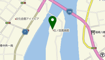 石ノ森漫画館 トイレの地図画像