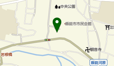 飯能市郷土館 トイレの地図画像