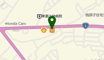 びっくりドンキー 我孫子店 トイレの地図画像