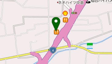 びっくりドンキー 中倉店 トイレの地図画像