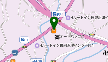 びっくりドンキー 長泉店 トイレの地図画像