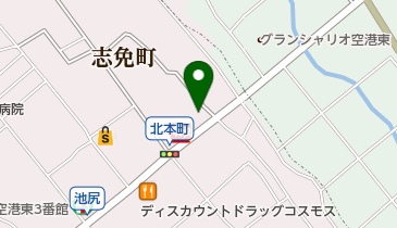 びっくりドンキー 福岡空港店 トイレの地図画像