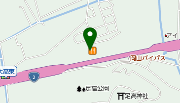 かに道楽 倉敷店 トイレの地図画像