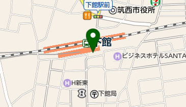 下館駅 南口公衆トイレの地図画像