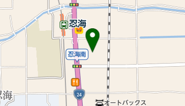 オークワ 葛城忍海店 トイレの地図画像