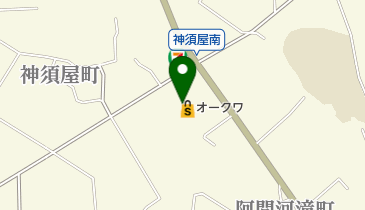 オークワ 岸和田八田店 トイレの地図画像