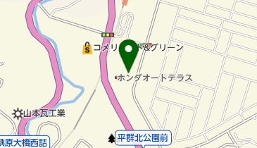プライスカット 生駒東山店 トイレの地図画像