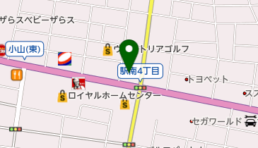 スーパースポーツゼビオ 小山店 トイレの地図画像