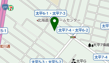 スーパースポーツゼビオ 札幌太平店 トイレの地図画像