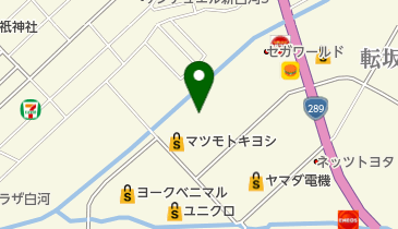 スーパースポーツゼビオ メガステージ白河店 トイレの地図画像