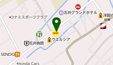 デニーズ 市原五井店 トイレの地図画像