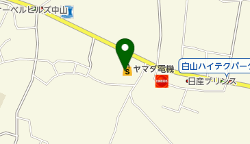 ヤマダ電機 テックランド上山店 トイレの地図画像
