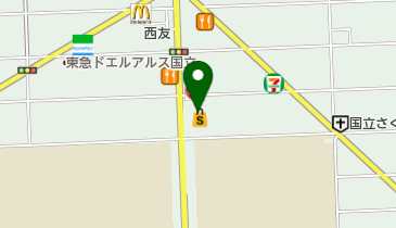 ポポロショッピングセンター国立館 トイレの地図画像