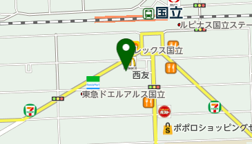 西友 国立店 トイレの地図画像