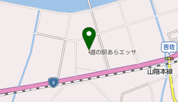 道の駅 あらエッサ トイレの地図画像