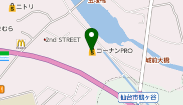 コーナン PRO泉松森店 トイレの地図画像
