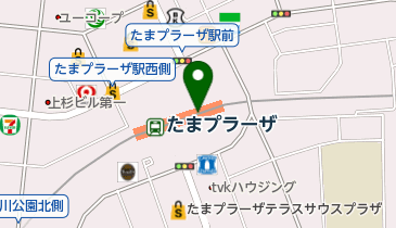 たまプラーザゲートプラザ トイレの地図画像