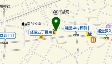 ライフ 経堂店 トイレの地図画像