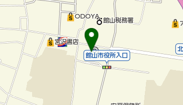 館山市役所 トイレの地図画像